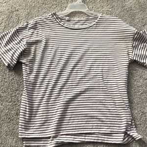White striped T-shirt